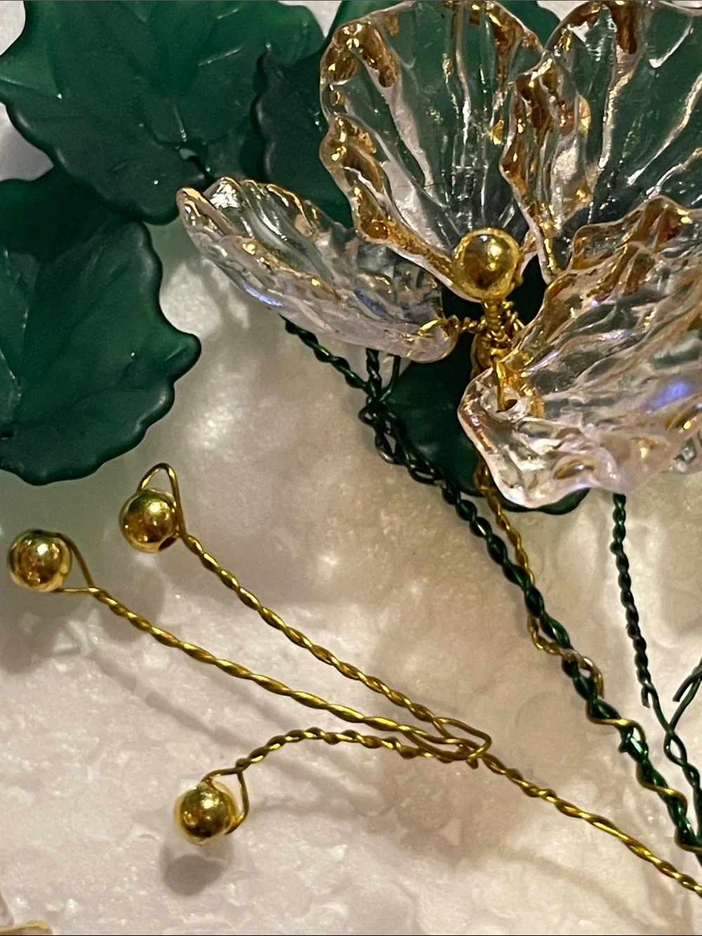 Green Goddess Decorative Hair Pins